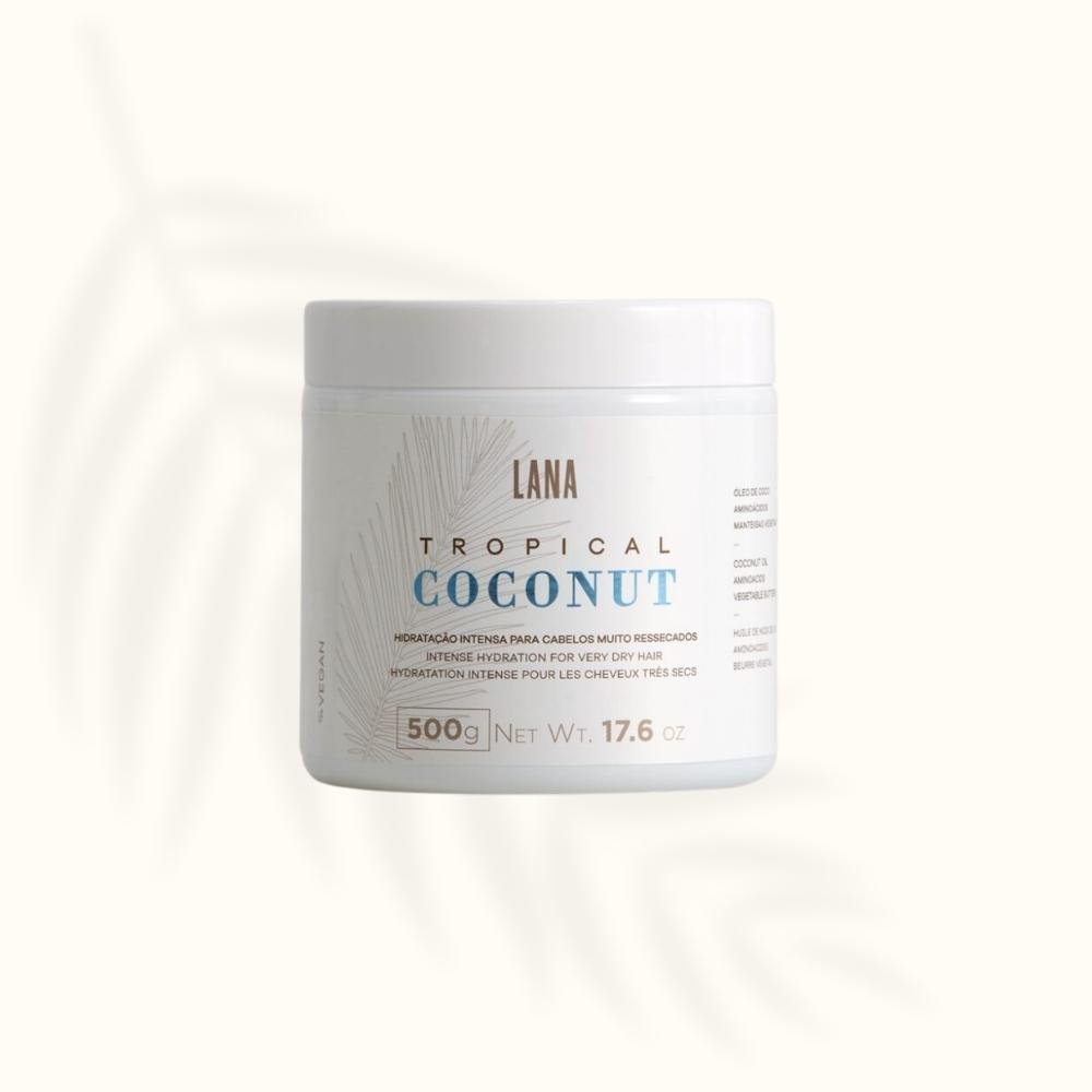 MASQUE HYDRATATION INTENSE TROPICAL COCONUT LANA BRASILES 500GR