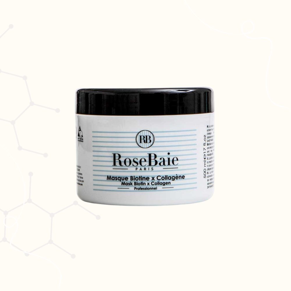 MASQUE BIOTINE X COLLAGÈNE 500ML ROSEBAIE