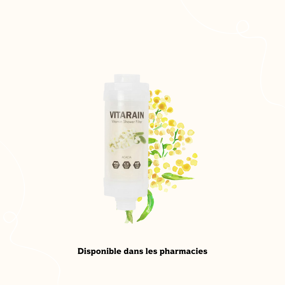 FILTRE DE DOUCHE VITAMINE – À L’ACACIA